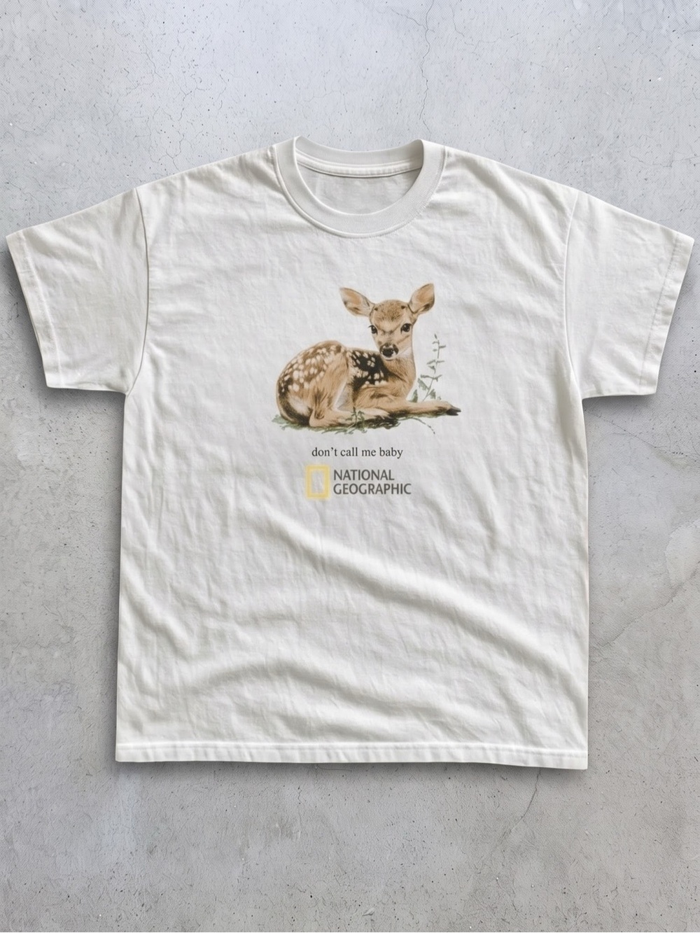Gildan National Geographic Fawn Graphic
Tee